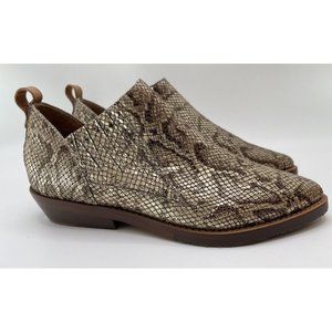 Gentle Souls Kenneth Cole Women’s Blyss Western Ankle Booties Snakeskin Size 7